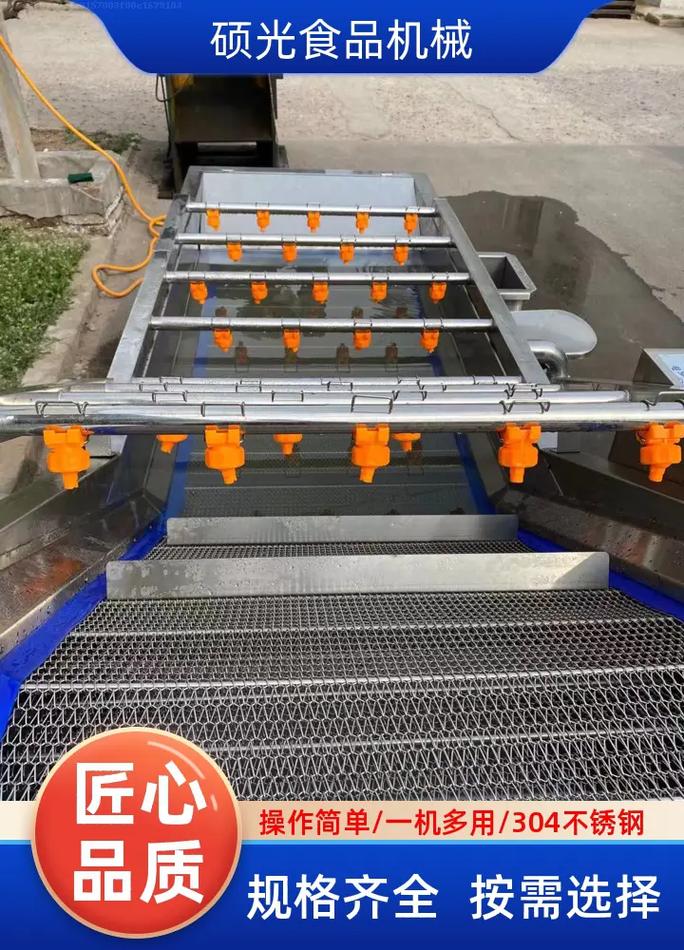 大连气泡式蔬菜清洗机工厂推荐 硕光食品机械支持定制，食品机械种类齐全